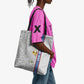DR Congo Football Custom Tote Bag Come On Leopards White Color