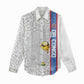 DR Congo Football Custom Women Casual Shirt Come On Leopards White Color