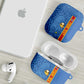 DR Congo Football Custom AirPods Case Come On Leopards Blue Color