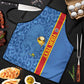 DR Congo Football Custom Apron Come On Leopards Blue Color
