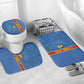 DR Congo Football Custom Bathroom Set Come On Leopards Blue Color