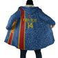 DR Congo Football Custom Cloak Come On Leopards Blue Color