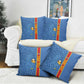 DR Congo Football Custom Pillow Cover Come On Leopards Blue Color