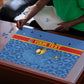 DR Congo Football Custom Puzzle Come On Leopards Blue Color