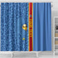 DR Congo Football Custom Shower Curtain Come On Leopards Blue Color