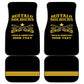 Personalized Afro Buffalo Soldiers Car Mats BSMC United States Army Black