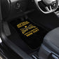 Personalized Afro Buffalo Soldiers Car Mats BSMC United States Army Black