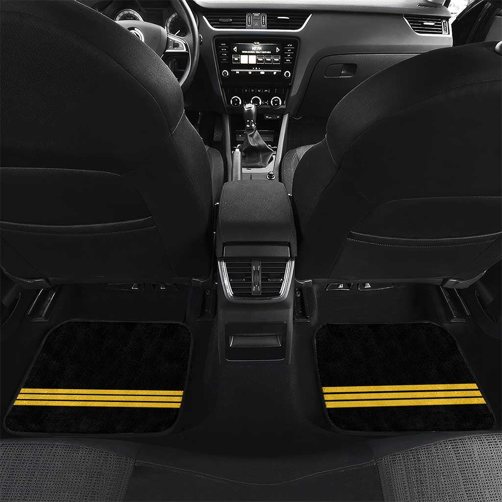 Personalized Afro Buffalo Soldiers Car Mats BSMC United States Army Black