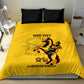 Personalized Afro Buffalo Soldiers Bedding Set BSMC United States Army Yellow