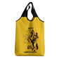 Personalized Afro Buffalo Soldiers Grocery Bag BSMC United States Army Yellow