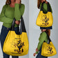 Personalized Afro Buffalo Soldiers Grocery Bag BSMC United States Army Yellow