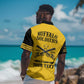Personalized Afro Buffalo Soldiers Hawaiian Shirt BSMC United States Army Yellow