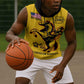 Personalized Afro Buffalo Soldiers Sleeveless Hoodie BSMC United States Army Yellow - African Pride