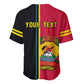 Personalised Mozambique Baseball Jersey Muzambhiki Coat Of Arms