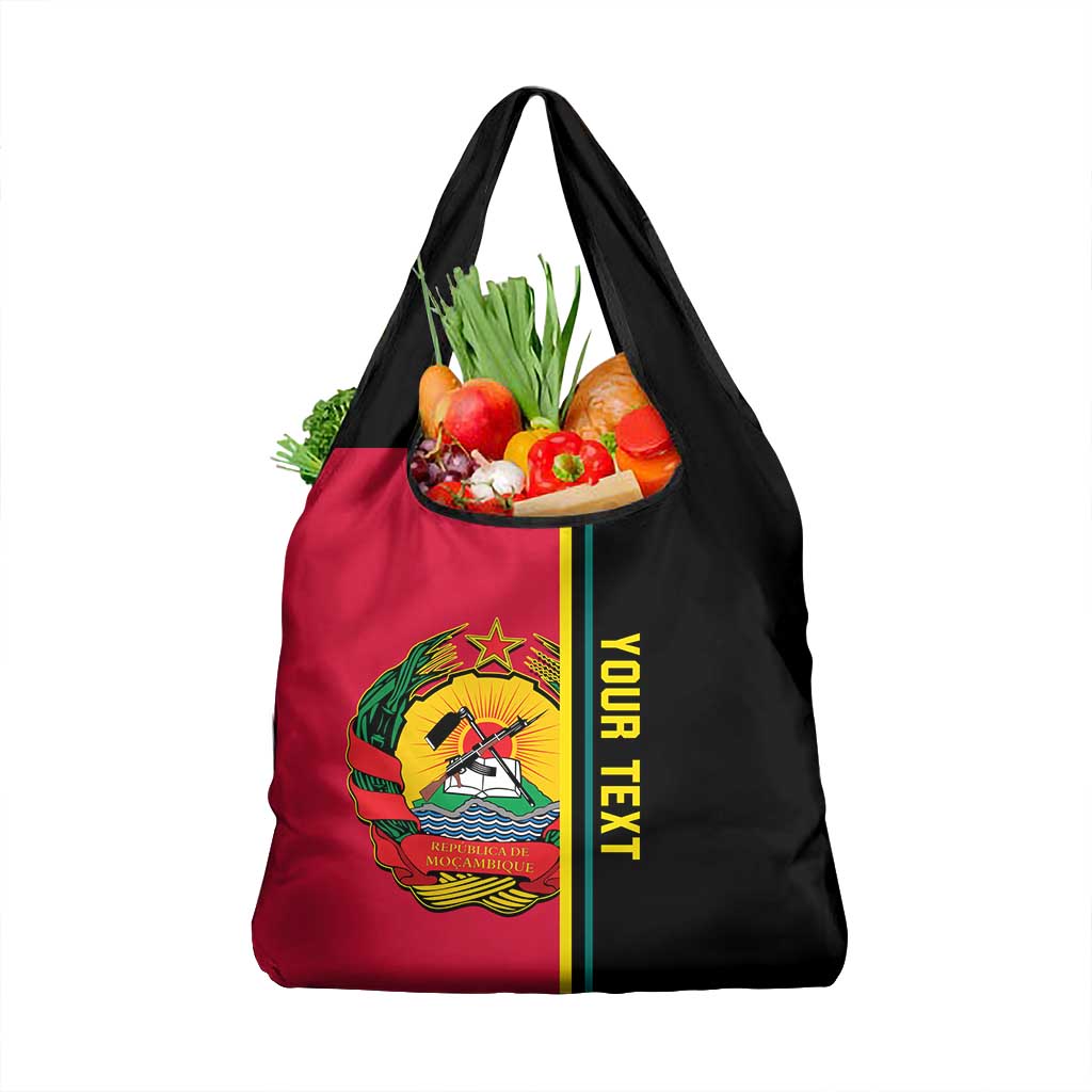 Personalised Mozambique Grocery Bag Muzambhiki Coat Of Arms