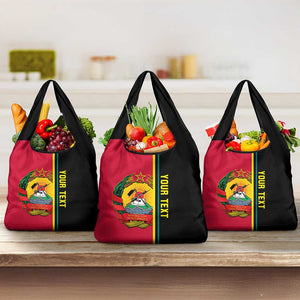 Personalised Mozambique Grocery Bag Muzambhiki Coat Of Arms
