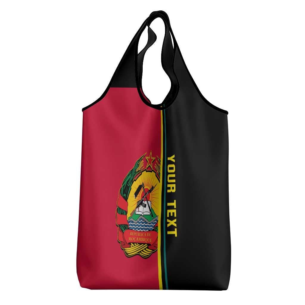 Personalised Mozambique Grocery Bag Muzambhiki Coat Of Arms