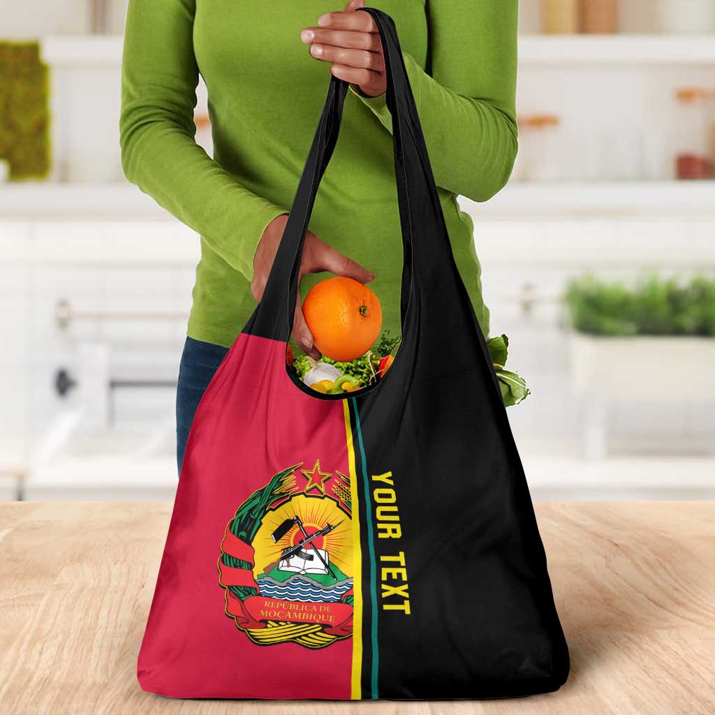 Personalised Mozambique Grocery Bag Muzambhiki Coat Of Arms