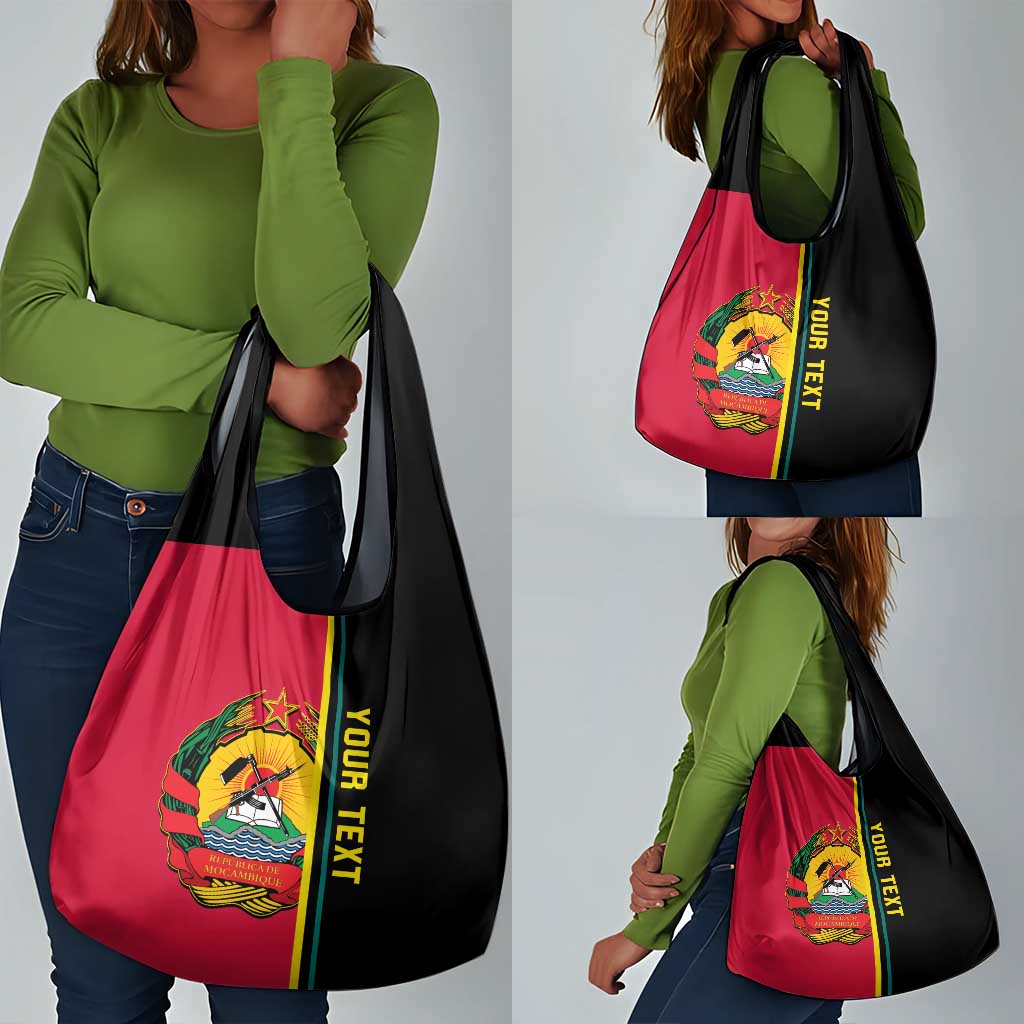 Personalised Mozambique Grocery Bag Muzambhiki Coat Of Arms