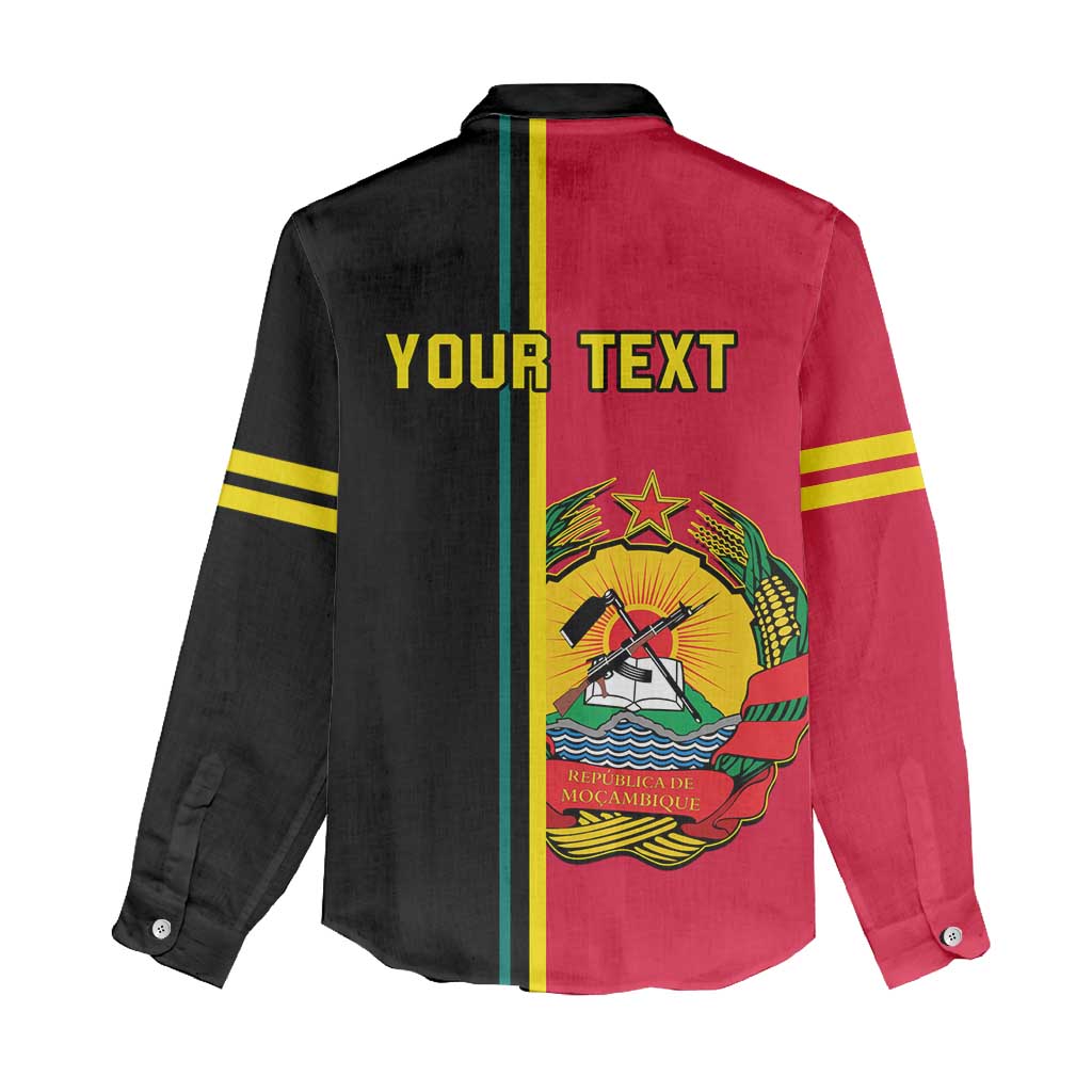 Personalised Mozambique Women Casual Shirt Muzambhiki Coat Of Arms LT14