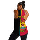 Personalised Mozambique Women Racerback Tank Muzambhiki Coat Of Arms