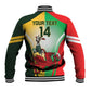 Custom South Africa And Wales Rugby Baseball Jacket Springboks Welsh Mascots Dynamic Version LT14