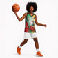 Custom South Africa And Wales Rugby Basketball Jersey Springboks Welsh Mascots Dynamic Version - African Pride