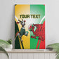 Custom South Africa And Wales Rugby Canvas Wall Art Springboks Welsh Mascots Dynamic Version
