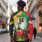 Custom South Africa And Wales Rugby Long Sleeve Button Shirt Springboks Welsh Mascots Dynamic Version
