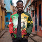 Custom South Africa And Wales Rugby Sleeve Zip Bomber Jacket Springboks Welsh Mascots Dynamic Version