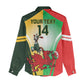 Custom South Africa And Wales Rugby Women Casual Shirt Springboks Welsh Mascots Dynamic Version LT14