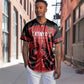 Custom Kenya Rugby Baseball Jersey 2024 Go Champions Simbas - Red