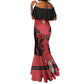 Custom Kenya Rugby Mermaid Dress 2024 Go Champions Simbas - Red