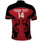 Custom Kenya Rugby Polo Shirt 2024 Go Champions Simbas - Red