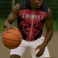 Custom Kenya Rugby Sleeveless Zip Hoodie 2024 Go Champions Simbas - Red - African Pride