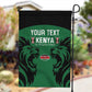 Custom Kenya Rugby Garden Flag 2024 Go Champions Simbas - Green