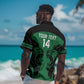 Custom Kenya Rugby Hawaiian Shirt 2024 Go Champions Simbas - Green