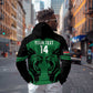 Custom Kenya Rugby Hoodie 2024 Go Champions Simbas - Green