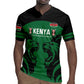 Custom Kenya Rugby Rugby Jersey 2024 Go Champions Simbas - Green