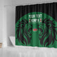 Custom Kenya Rugby Shower Curtain 2024 Go Champions Simbas - Green
