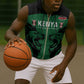 Custom Kenya Rugby Sleeveless Zip Hoodie 2024 Go Champions Simbas - Green - African Pride