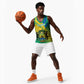 Presonalised Gabon Basketball Jersey Coat Of Arms With Flag Gradient Style - African Pride