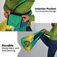 Presonalised Gabon Grocery Bag Coat Of Arms With Flag Gradient Style