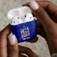 Personalized Haiti Football AirPods Case Les Grenadiers Made History Once Again Blue Color