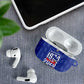 Personalized Haiti Football AirPods Case Les Grenadiers Made History Once Again Blue Color