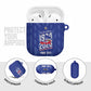 Personalized Haiti Football AirPods Case Les Grenadiers Made History Once Again Blue Color