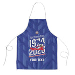 Personalized Haiti Football Apron Les Grenadiers Made History Once Again Blue Color
