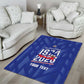 Personalized Afro Haiti Football Area Rug Les Grenadiers Made History Once Again Blue Color - African Pride
