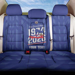 Personalized Afro Haiti Football Back Car Seat Cover Les Grenadiers Made History Once Again Blue Color - African Pride