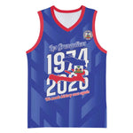 Personalized Afro Haiti Football Basketball Jersey Les Grenadiers Made History Once Again Blue Color - African Pride